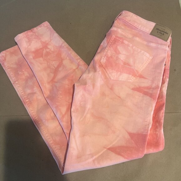 ABERCROMBIE & FITCH - SKINNY ANKLE - SIZE 28 WAIST - DESIGNER JEANS! - Picture 1 of 13